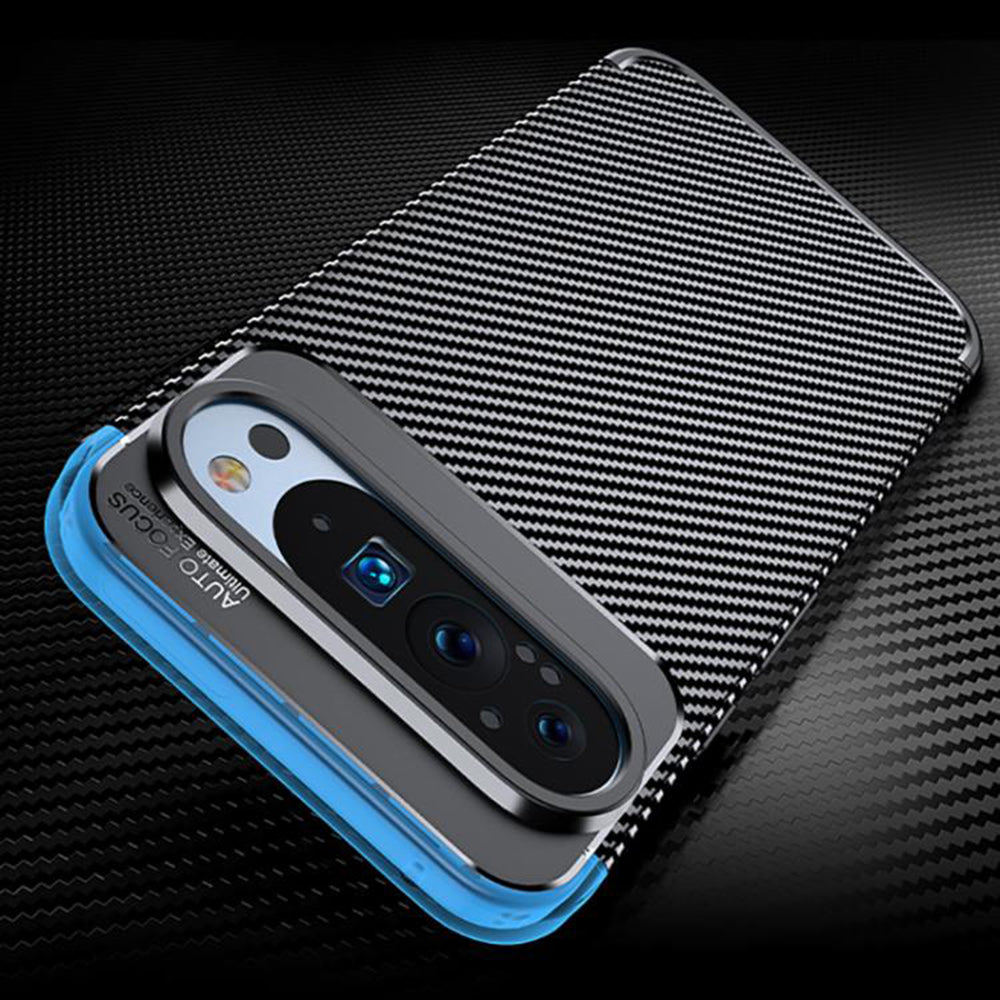 Coque pour Google Pixel 10 Pro XL, Techsuit, Fibre de carbone, Noire