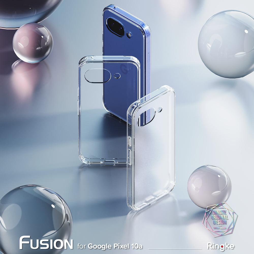 Étui pour Google Pixel 10a, Ringke, Fusion, Mat Transparent