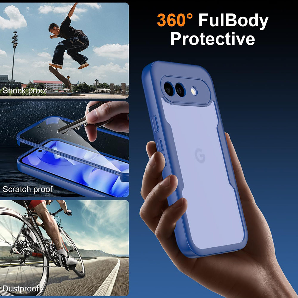 Étui pour Google Pixel 10a, Techsuit, ColorVerse 360, Bleu