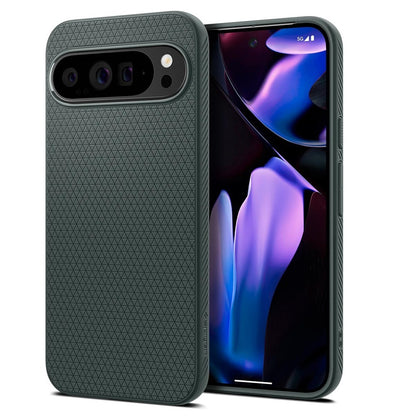 Étui pour Google Pixel 9 Pro XL, Spigen, Liquid Air, Vert ACS07717