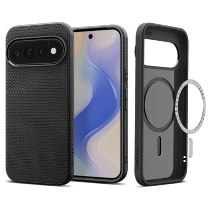 Coque pour Google Pixel 11 Pro, Spigen, Liquid Air, Noir Mat ACS11428