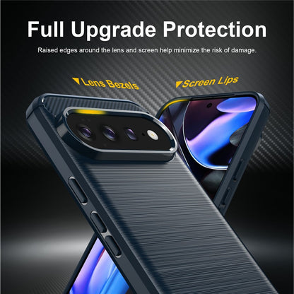 Coque pour Google Pixel 11 Pro XL, Techsuit, Carbone, Bleue