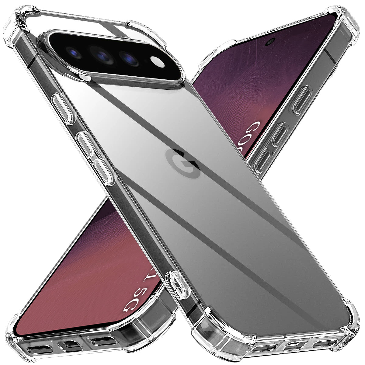 Coque pour Google Pixel 11, Techsuit, Antichoc Claire, Transparente