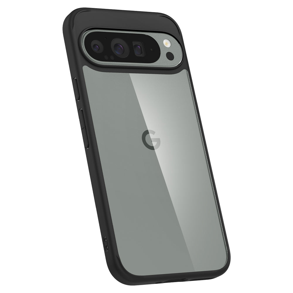Étui pour Google Pixel 9 Pro XL, Spigen, Ultra Hybrid, Noir Mat ACS07724