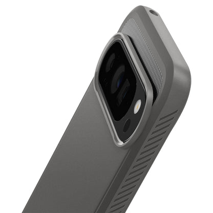 Étui pour Google Pixel 9 Pro XL, Spigen, Rugged Armor, Gris ACS07784