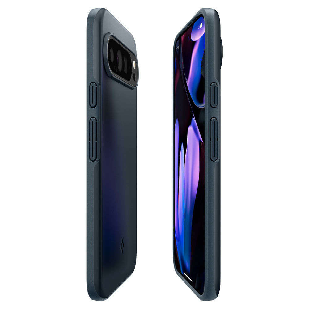 Étui pour Google Pixel 9 Pro XL, Spigen, Thin Fit, Bleu Marine ACS07732