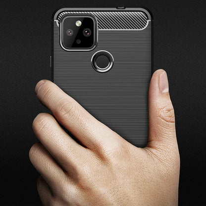 Coque pour Google Pixel 5, Techsuit, Carbone, Noire
