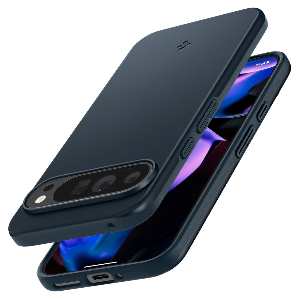 Étui pour Google Pixel 9 Pro XL, Spigen, Thin Fit, Bleu Marine ACS07732