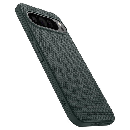 Étui pour Google Pixel 9 Pro XL, Spigen, Liquid Air, Vert ACS07717