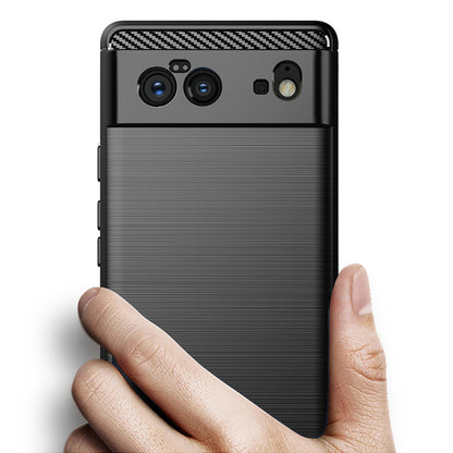 Coque pour Google Pixel 6, Techsuit, Carbone, Noire