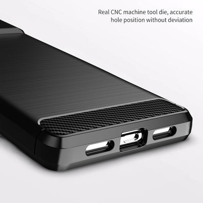 Coque pour Google Pixel 6, Techsuit, Carbone, Noire