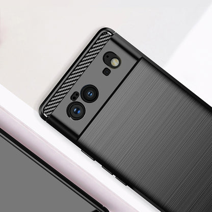Coque pour Google Pixel 6, Techsuit, Carbone, Noire