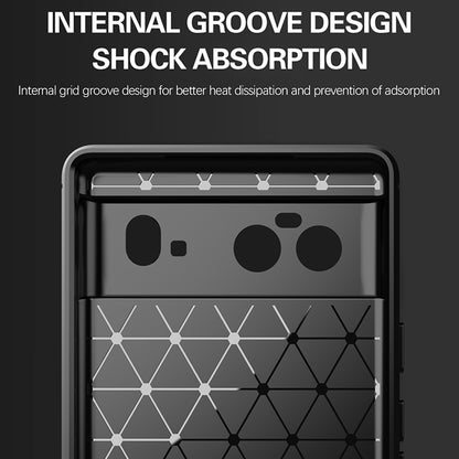 Coque pour Google Pixel 6, Techsuit, Carbone, Noire