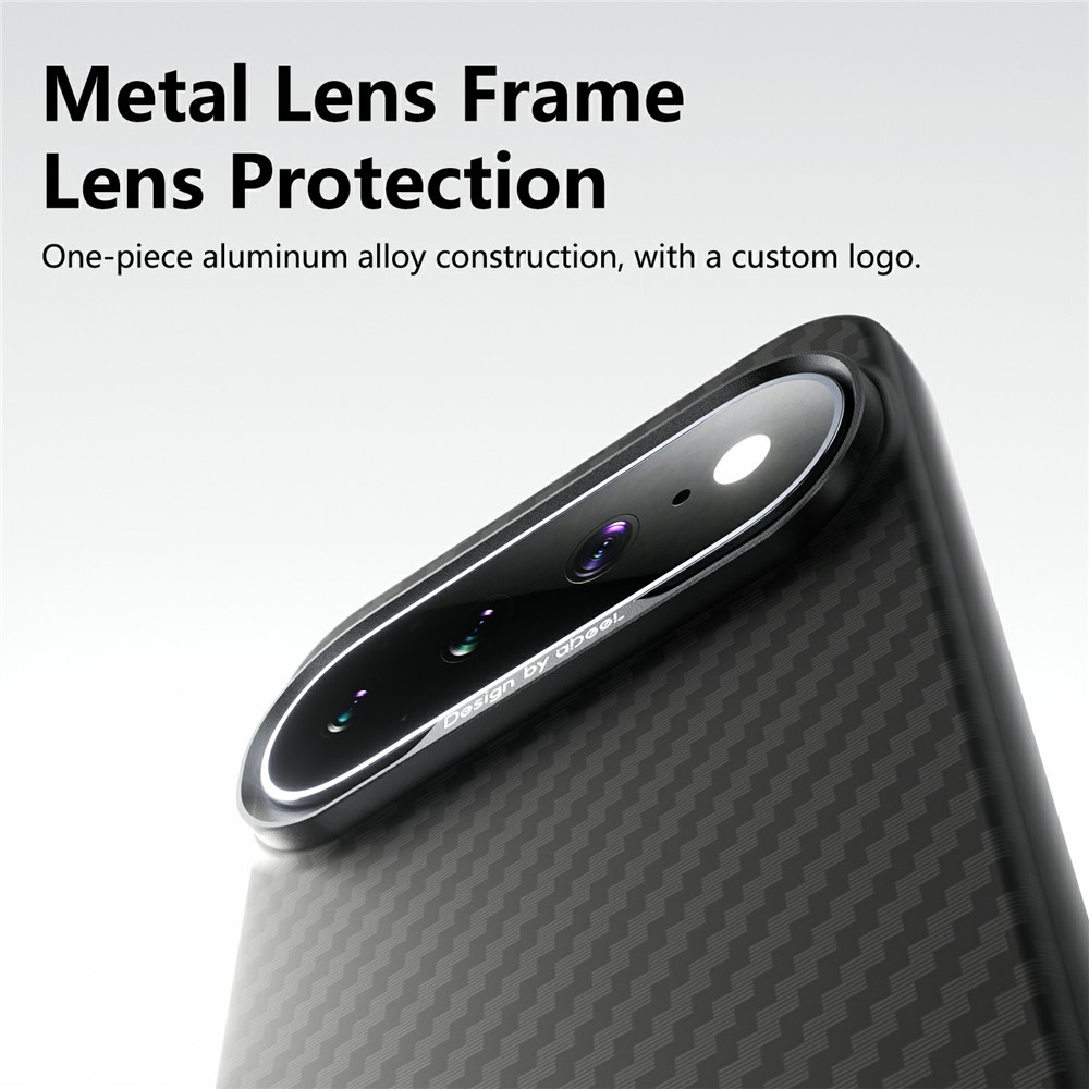 Coque pour Google Pixel 10 Pro / 10, Abeei, Carbone Minimaliste, Noire