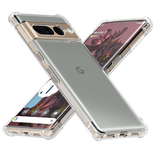 Coque pour Google Pixel 7 Pro, Techsuit, Anti-choc Claire, Transparente