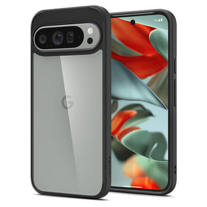 Étui pour Google Pixel 9 Pro XL, Spigen, Ultra Hybrid, Noir Mat ACS07724