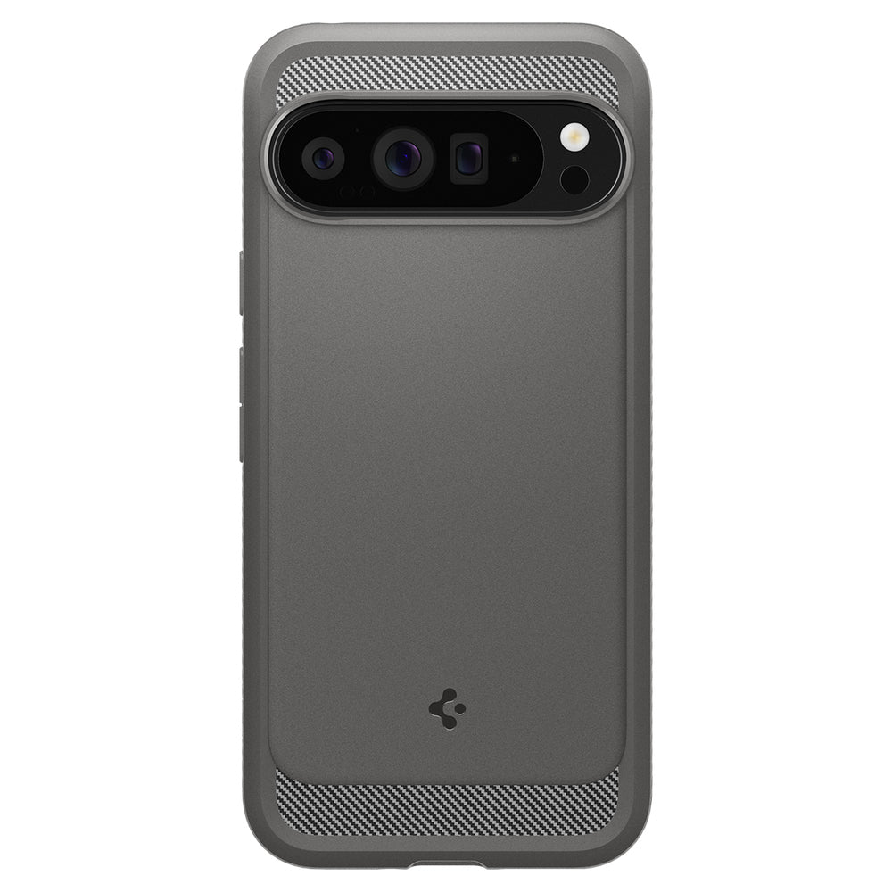 Étui pour Google Pixel 9 Pro XL, Spigen, Rugged Armor, Gris ACS07784
