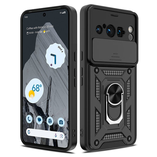 Coque pour Google Pixel 8 Pro, Techsuit, CamShield, Noire
