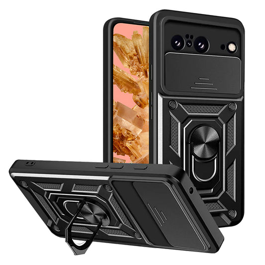 Coque pour Google Pixel 8, Techsuit, CamShield, Noire