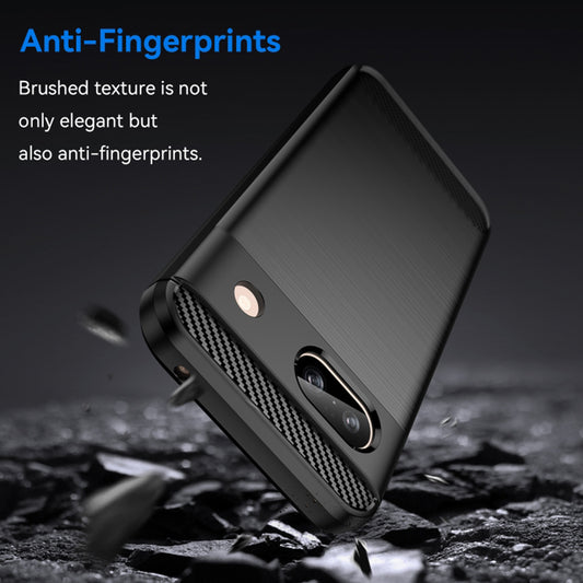 Coque pour Google Pixel 8a, Techsuit, Carbone, Noire