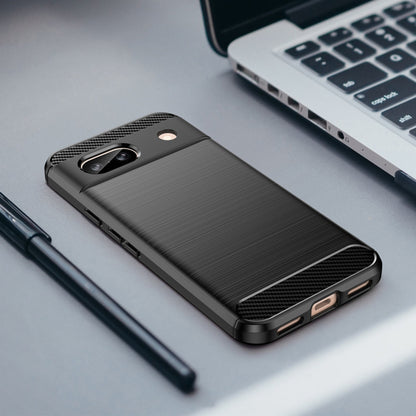 Coque pour Google Pixel 8a, Techsuit, Carbone, Noire