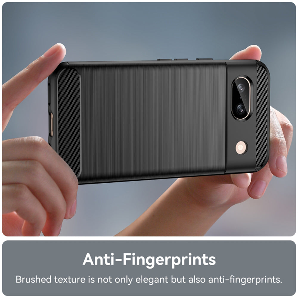 Coque pour Google Pixel 8a, Techsuit, Carbone, Noire