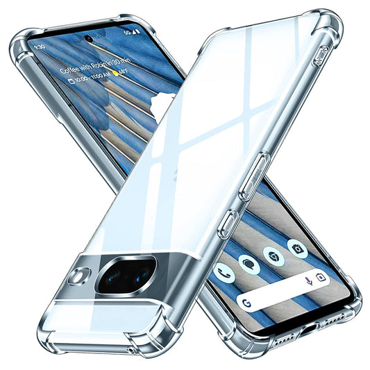 Coque pour Google Pixel 8a, Techsuit, Anti-choc Claire, Transparente