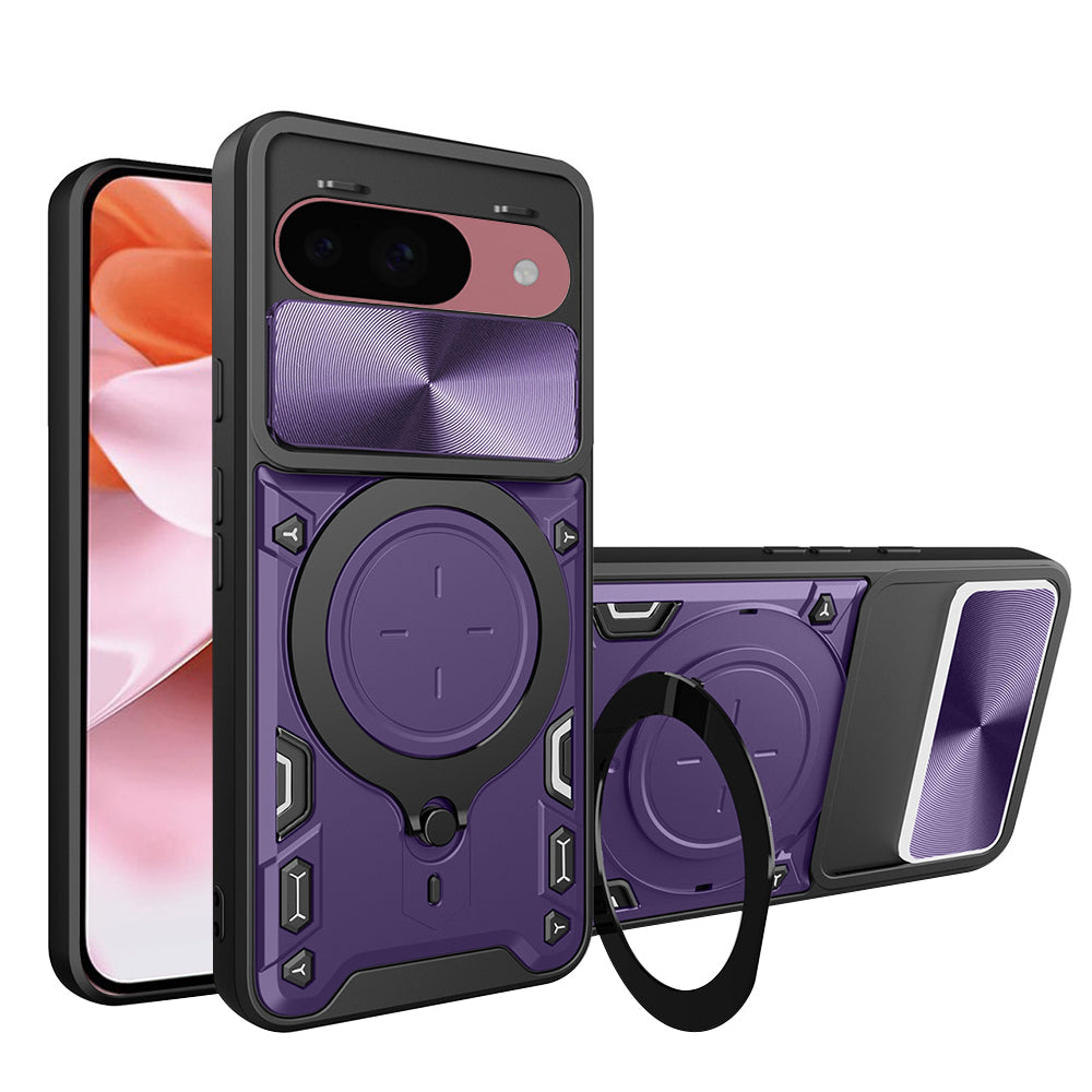 Coque pour Google Pixel 9 / 9 Pro, Techsuit, CamGuard Pro, Violet