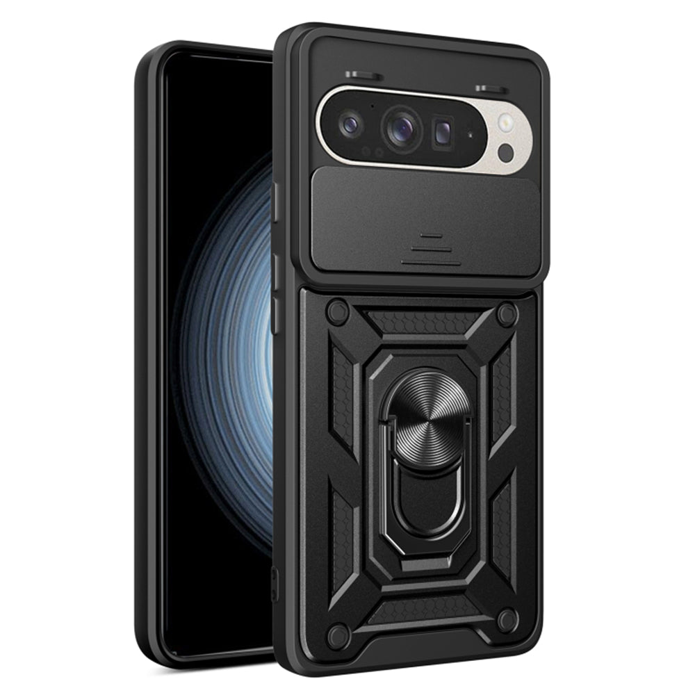Coque pour Google Pixel 9 / 9 Pro, Techsuit, CamShield, Noire