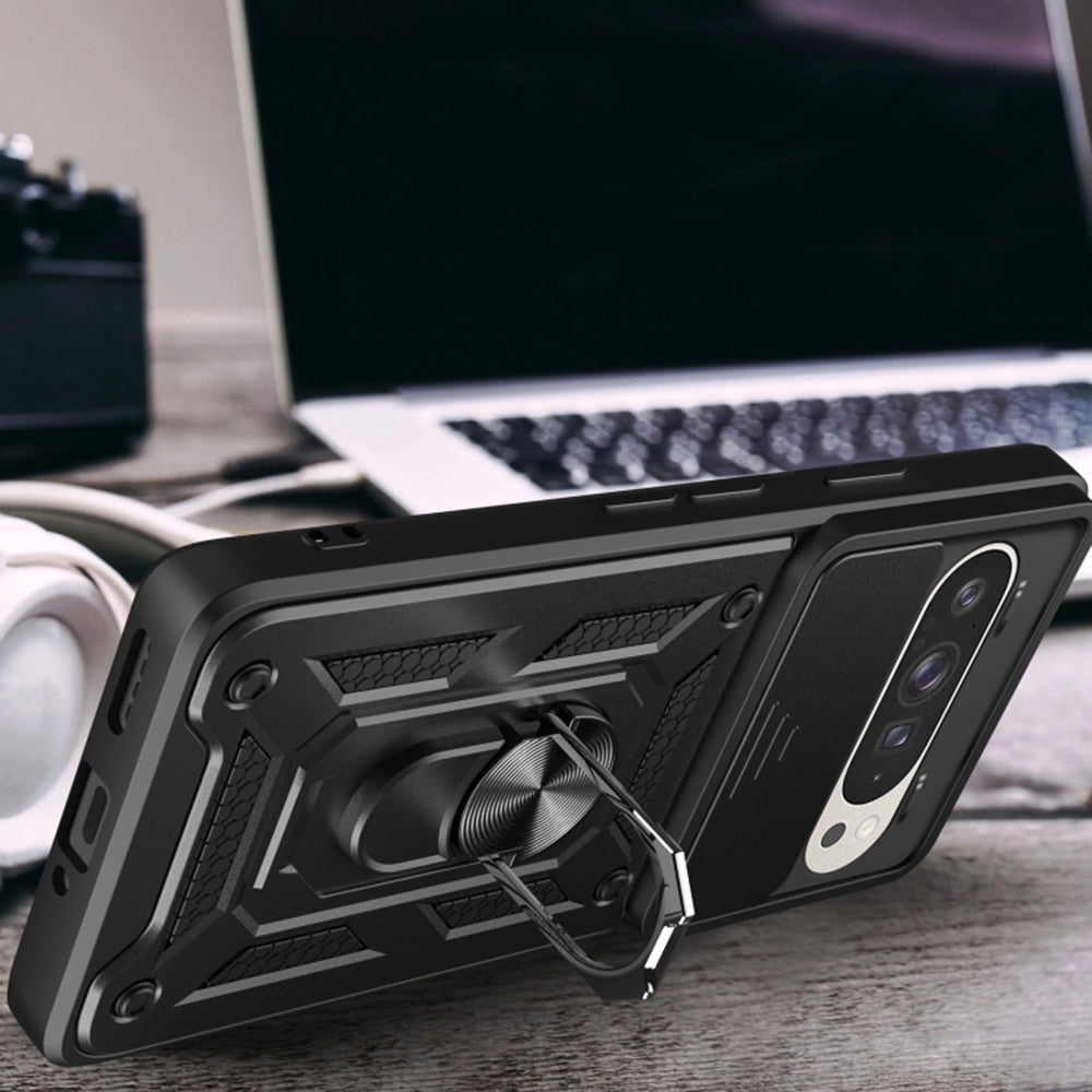 Coque pour Google Pixel 9 / 9 Pro, Techsuit, CamShield, Noire