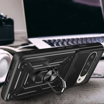 Coque pour Google Pixel 9 / 9 Pro, Techsuit, CamShield, Noire