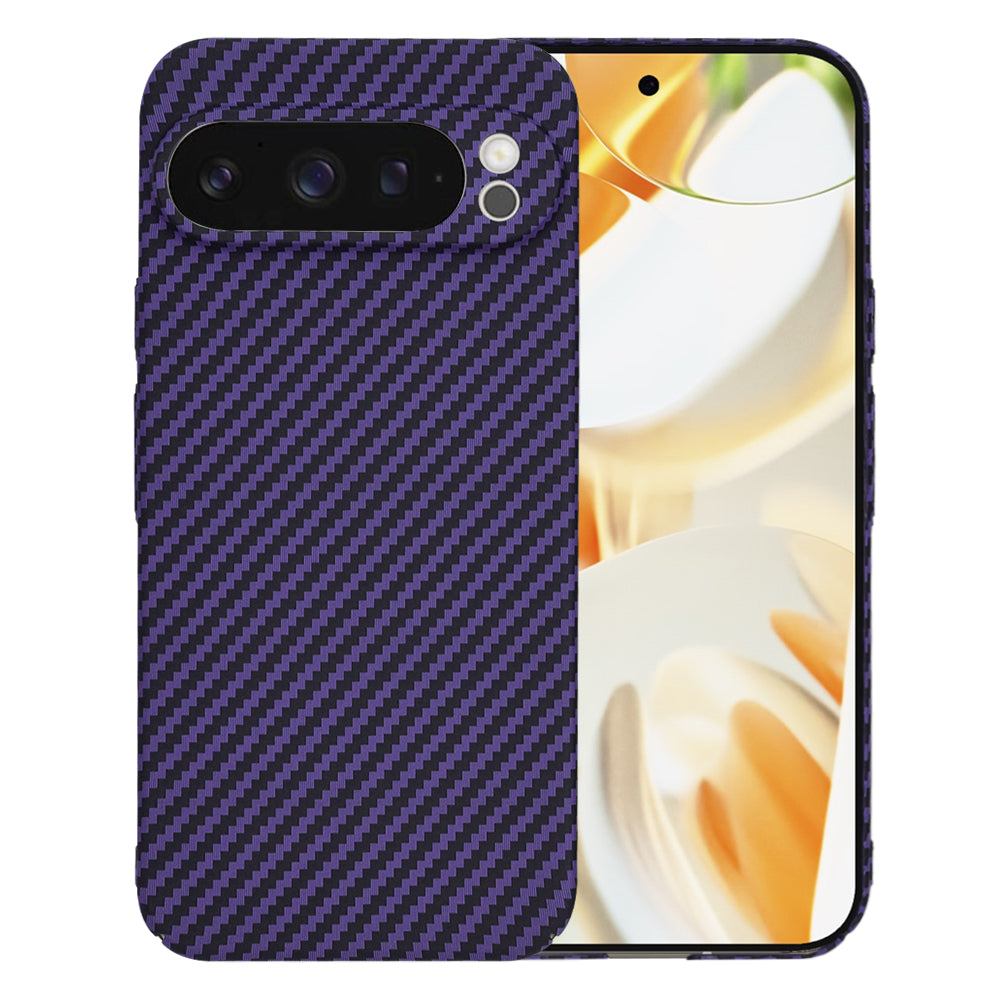Case for Google Pixel 9 Pro, Techsuit, Carbonite FiberShell, Purple