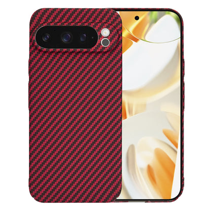 Coque pour Google Pixel 9 Pro, Techsuit, Carbonite FiberShell, Rouge