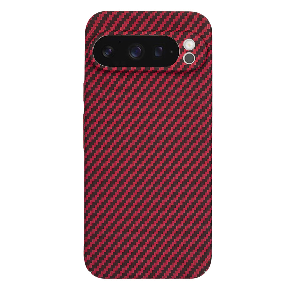 Coque pour Google Pixel 9 Pro, Techsuit, Carbonite FiberShell, Rouge