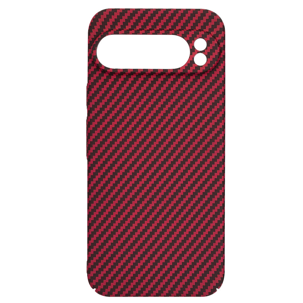 Coque pour Google Pixel 9 Pro, Techsuit, Carbonite FiberShell, Rouge