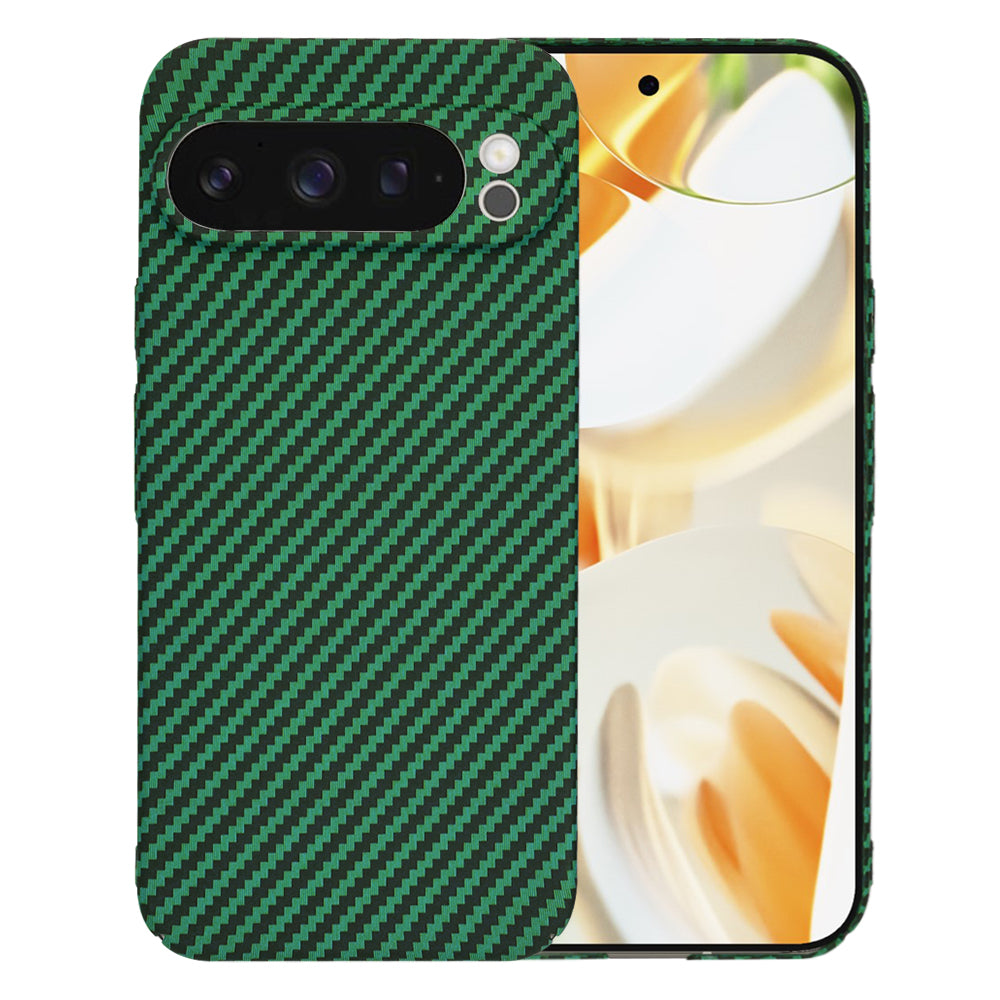 Coque pour Google Pixel 9 Pro, Techsuit, Carbonite FiberShell, Vert
