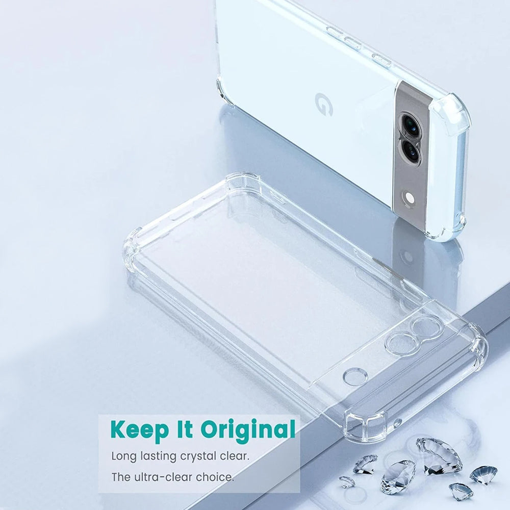 Coque pour Google Pixel 9 Pro, Techsuit, Anti-choc Claire, Transparente