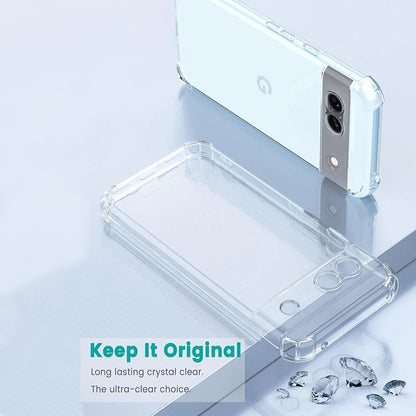 Coque pour Google Pixel 9 Pro, Techsuit, Anti-choc Claire, Transparente