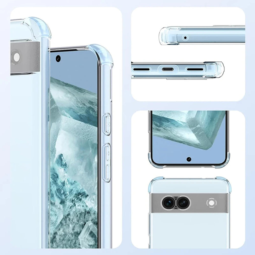 Coque pour Google Pixel 9 Pro, Techsuit, Anti-choc Claire, Transparente