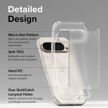 Coque pour Google Pixel 9 Pro XL, Ringke, Fusion, Transparente Mate