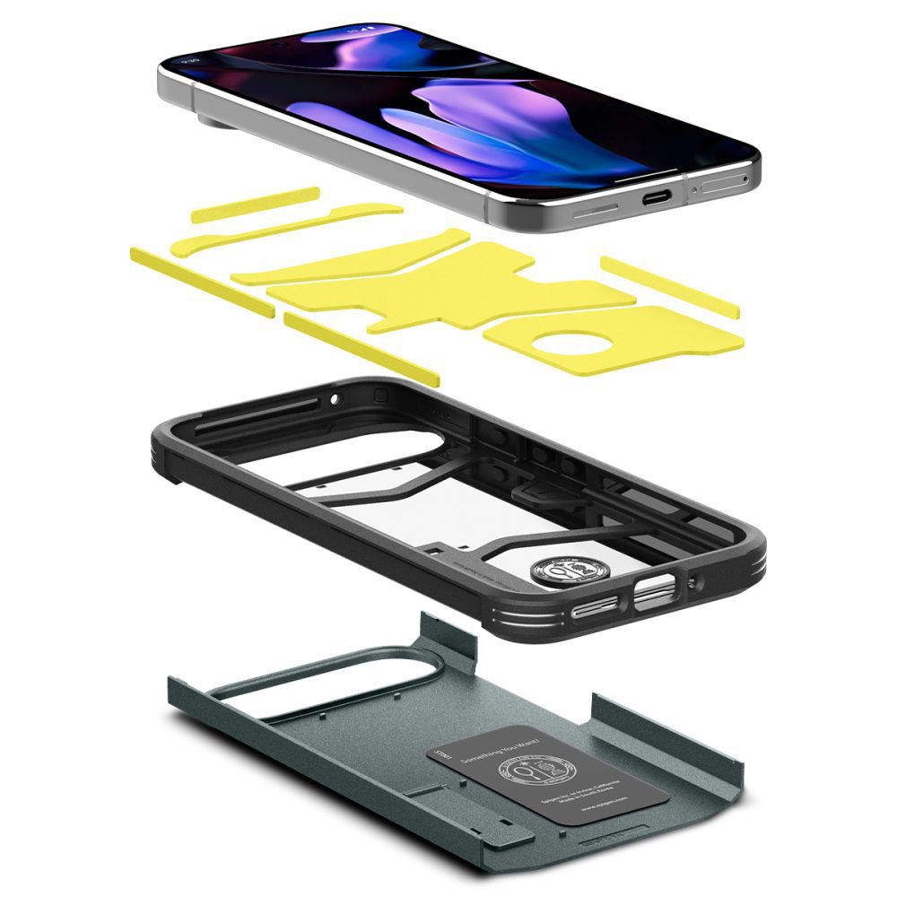 Étui pour Google Pixel 9 Pro XL, Spigen, Tough Armor, Vert