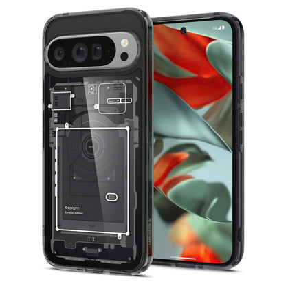 Coque pour Google Pixel 9 Pro XL, Spigen, Ultra Hybrid Zero One, Noire ACS07722
