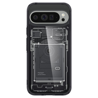 Coque pour Google Pixel 9 Pro XL, Spigen, Ultra Hybrid Zero One, Noire ACS07722