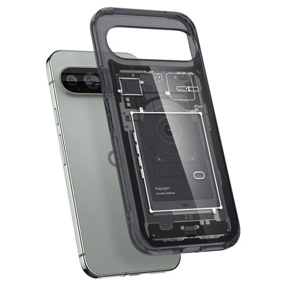 Coque pour Google Pixel 9 Pro XL, Spigen, Ultra Hybrid Zero One, Noire ACS07722