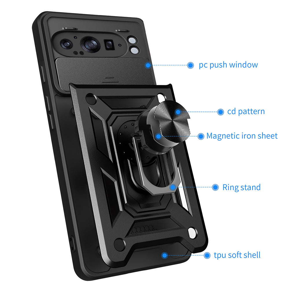 Coque pour Google Pixel 9 Pro XL, Techsuit, CamShield, Vert