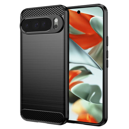 Coque pour Google Pixel 9 Pro XL, Techsuit, Carbone, Noire