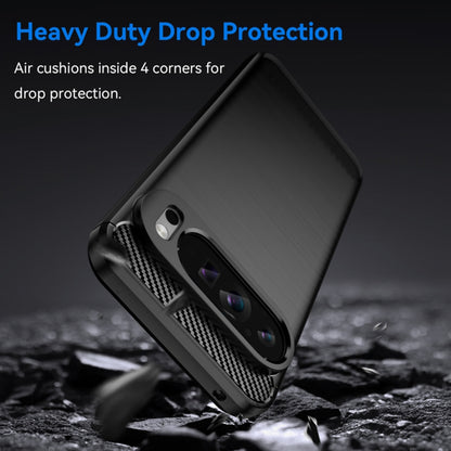 Coque pour Google Pixel 9 Pro XL, Techsuit, Carbone, Noire
