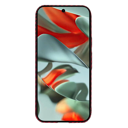 Coque pour Google Pixel 9 Pro XL, Techsuit, Carbonite FiberShell, Rouge