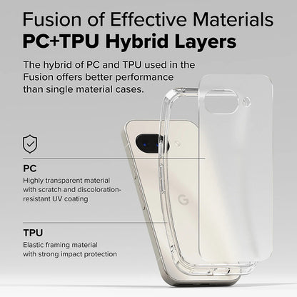 Coque pour Google Pixel 9a, Ringke, Fusion, Transparente Mate