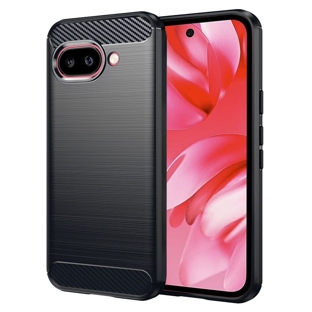 Coque pour Google Pixel 9a, Techsuit, Carbone, Noire